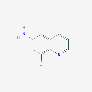Chemical structure of 8-Chloroquinolin-6-amine