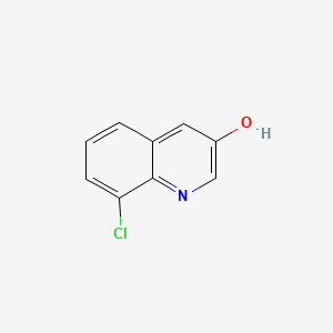 Chemical structure of 8-Chloroquinolin-3-ol