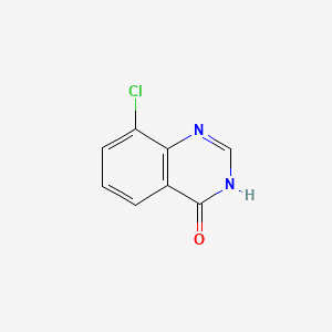 Chemical structure of 8-Chloroquinazolin-4-ol