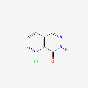Chemical structure of 8-Chlorophthalazin-1(2H)-one