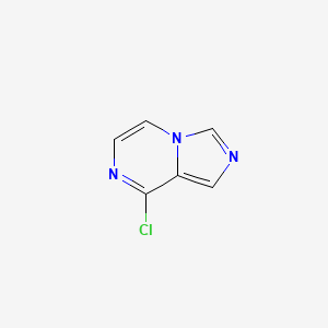 Chemical structure of 8-Chloroimidazo[1,5-a]pyrazine