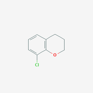 Chemical structure of 8-Chlorochroman