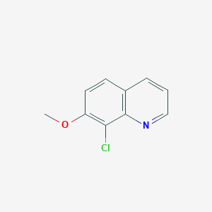 Chemical structure of 8-Chloro-7-methoxyquinoline