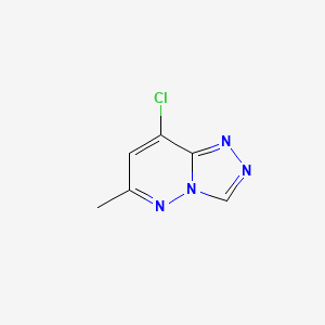 Chemical structure of 8-Chloro-6-methyl[1,2,4]triazolo[4,3-b]pyridazine