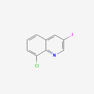 Chemical structure of 8-Chloro-3-iodoquinoline