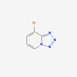 Chemical structure of 8-Bromotetrazolo[1,5-a]pyridine
