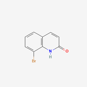 Chemical structure of 8-Bromoquinolin-2(1H)-one