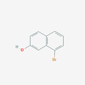 Chemical structure of 8-Bromonaphthalen-2-ol