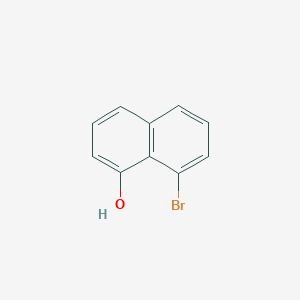 Chemical structure of 8-Bromonaphthalen-1-ol