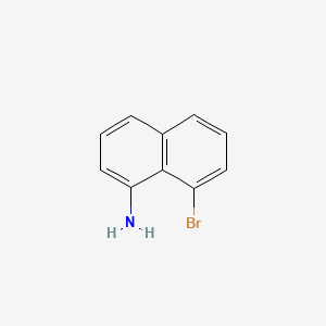 Chemical structure of 8-Bromonaphthalen-1-Amine
