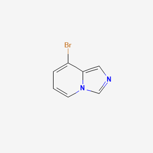 Chemical structure of 8-Bromoimidazo[1,5-a]pyridine