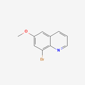Chemical structure of 8-Bromo-6-methoxyquinoline