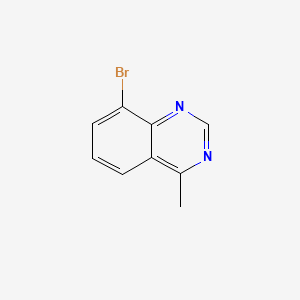 Chemical structure of 8-Bromo-4-methylquinazoline