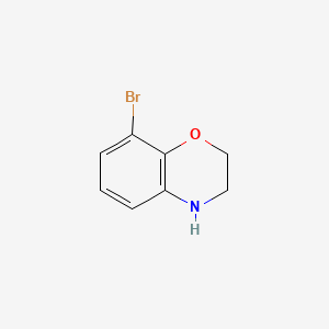 Chemical structure of 8-Bromo-3,4-dihydro-2H-1,4-benzoxazine