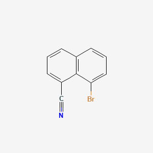 Chemical structure of 8-Bromo-1-naphthonitrile