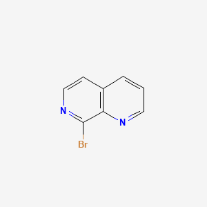 Chemical structure of 8-Bromo-1,7-naphthyridine