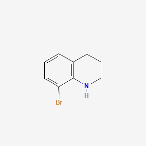 Chemical structure of 8-Bromo-1,2,3,4-tetrahydroquinoline