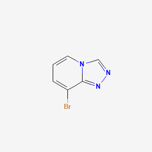 Chemical structure of 8-Bromo-[1,2,4]triazolo[4,3-a]pyridine