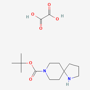 Chemical structure of 8-Boc-1,8-diazaspiro[4.5]decane oxalate