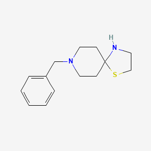 Chemical structure of 8-Benzyl-1-thia-4,8-diazaspiro[4.5]decane