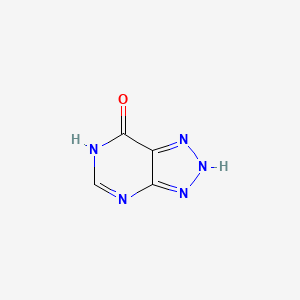 Chemical structure of 8-Azahypoxanthine