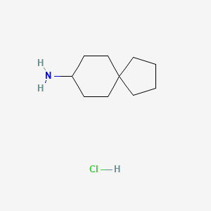 Chemical structure of 8-Aminospiro[4.5]Decane Hydrochloride