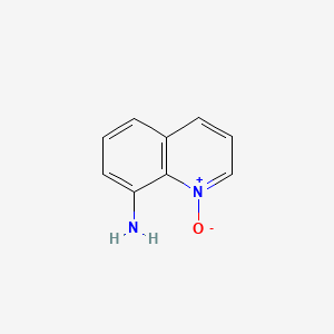 Chemical structure of 8-Aminoquinoline N-Oxide