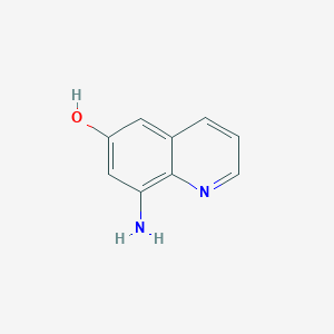 Chemical structure of 8-Aminoquinolin-6-ol