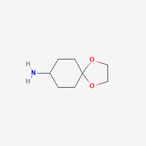 Chemical structure of 1,4-Dioxaspiro[4.5]decan-8-amine