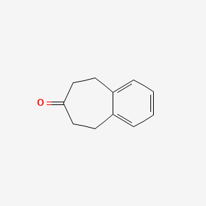 Chemical structure of 8,9-Dihydro-5H-benzo[7]annulen-7(6H)-one