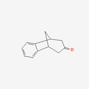 Chemical structure of 8,9-Dihydro-5H-5,9-methanobenzo[7]annulen-7(6H)-one