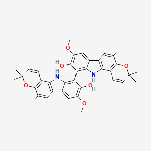 Chemical structure of 8,8''-Biskoenigine
