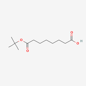 Chemical structure of 8-(tert-Butoxy)-8-oxooctanoic acid