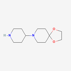 Chemical structure of 8-(4-PIPERIDINYL)-1,4-DIOXA-8-AZASPIRO[4.5]DECANE