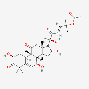 Chemical structure of 7β-Hydroxycucurbitacin B