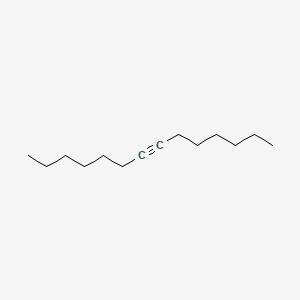 Chemical structure of 7-Tetradecyne