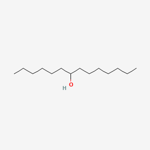 Chemical structure of 7-Tetradecanol