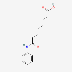 Chemical structure of Suberanilic Acid