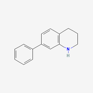 Chemical structure of 7-Phenyl-1,2,3,4-tetrahydroquinoline