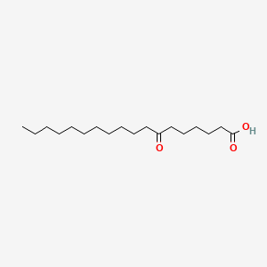 Chemical structure of 7-Oxooctadecanoic acid