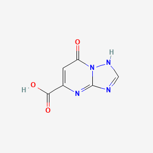 Chemical structure of 7-Oxo-4,7-dihydro-[1,2,4]triazolo[1,5-a]pyrimidine-5-carboxylic acid