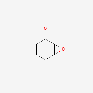 Chemical structure of 7-Oxabicyclo[4.1.0]heptan-2-one