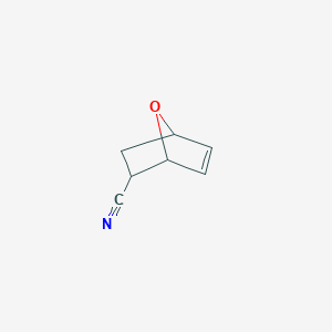 Chemical structure of 7-Oxabicyclo[2.2.1]hept-5-ene-2-carbonitrile