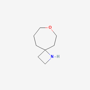 Chemical structure of 7-oxa-1-azaspiro[3.6]decane