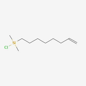 Chemical structure of 7-OCTENYLDIMETHYLCHLOROSILANE