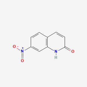 Chemical structure of 7-Nitroquinolin-2-ol
