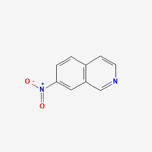Chemical structure of 7-Nitroisoquinoline