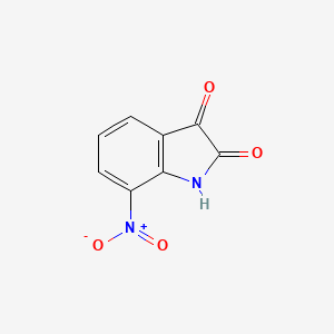 Chemical structure of 7-Nitroindoline-2,3-dione