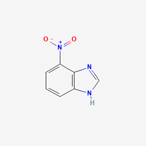 Chemical structure of 4-Nitrobenzimidazole