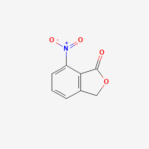 Chemical structure of 7-Nitro-1(3H)-isobenzofuranone